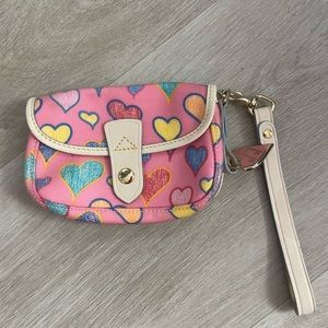 Dooney & Bourke hearts ♥️valentine’s day♥️ wristlet